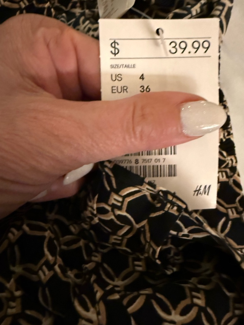 H&M Wide-Leg Trousers — Black and Beige - Picture 5 of 9